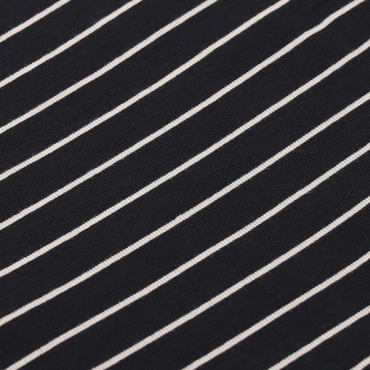 Gestreiftes Langarmshirt in Rippenqualität