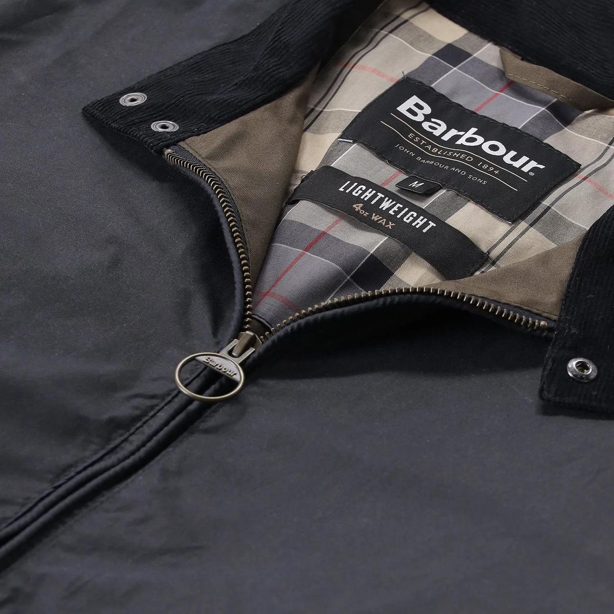 Leichte Bomberjacke aus gewachster Baumwolle