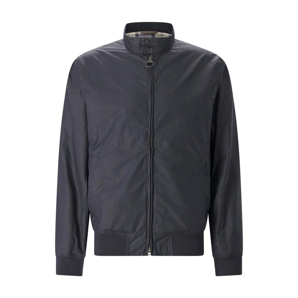 Leichte Bomberjacke aus gewachster Baumwolle