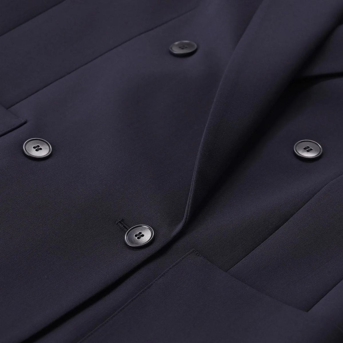 Klassischer zweireihiger Blazer aus Wolle