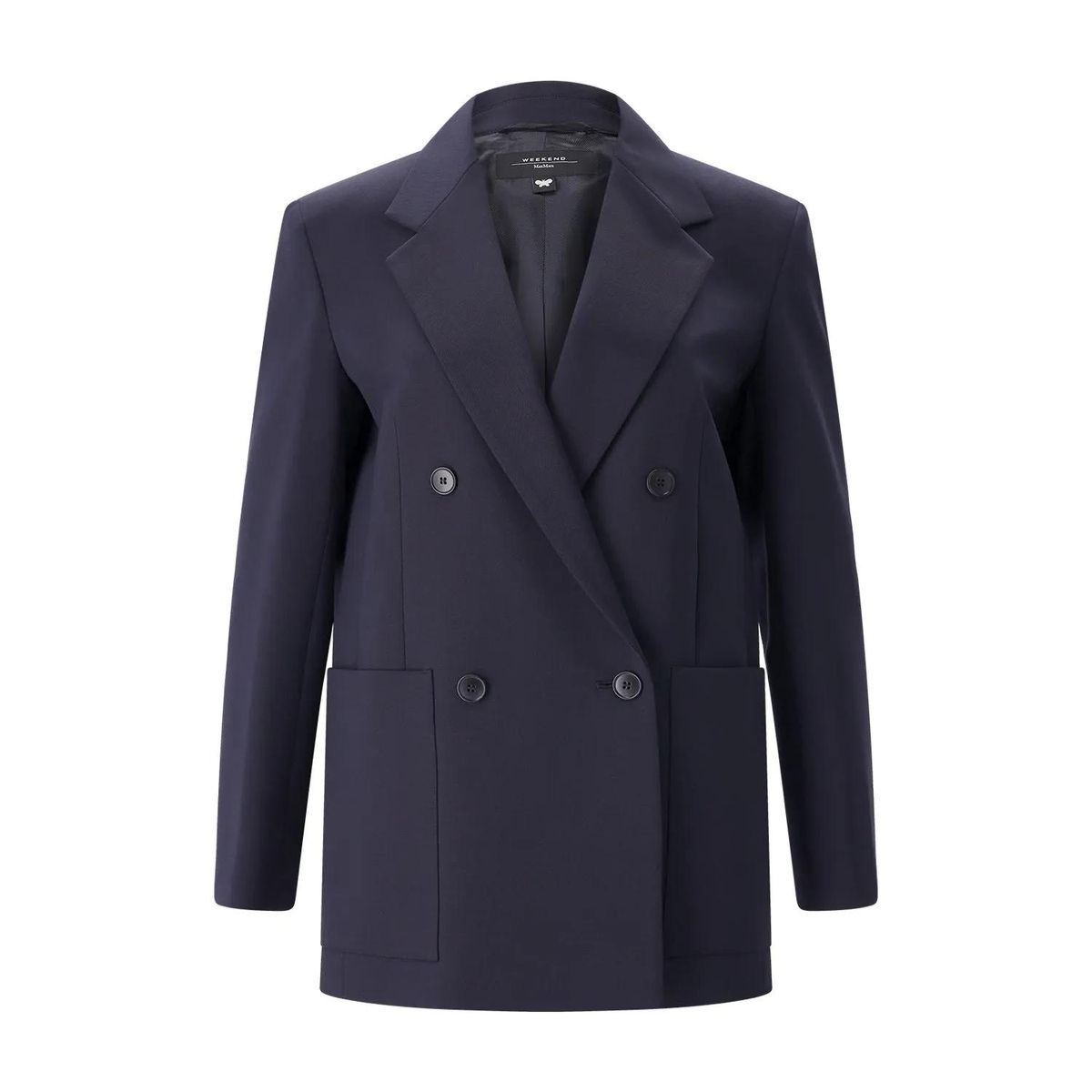 Klassischer zweireihiger Blazer aus Wolle