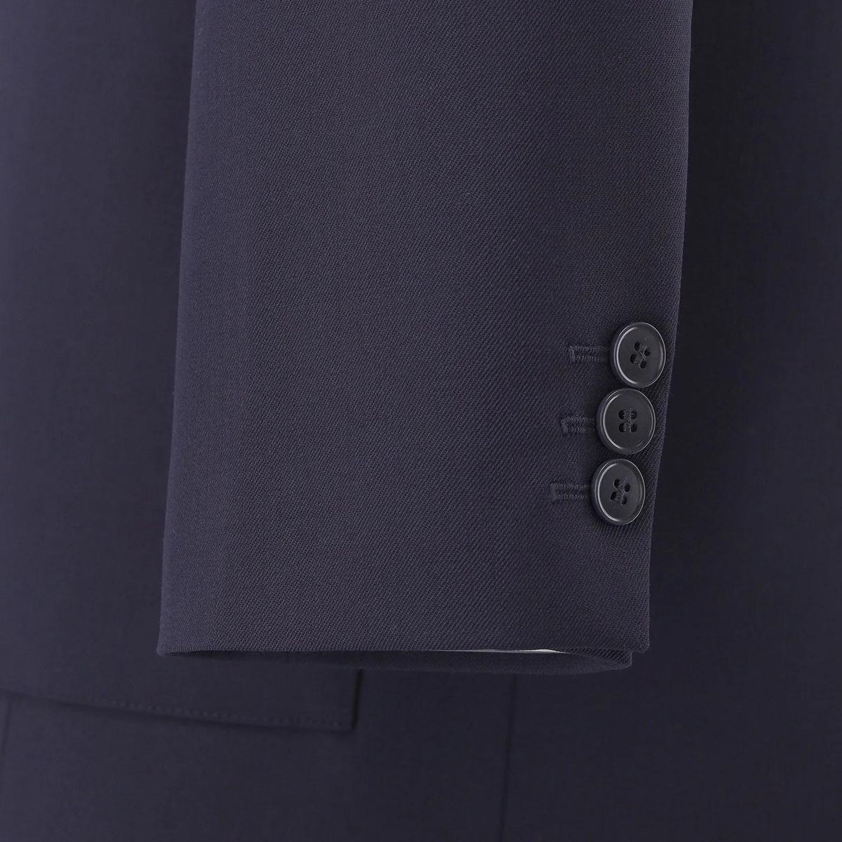 Klassischer zweireihiger Blazer aus Wolle