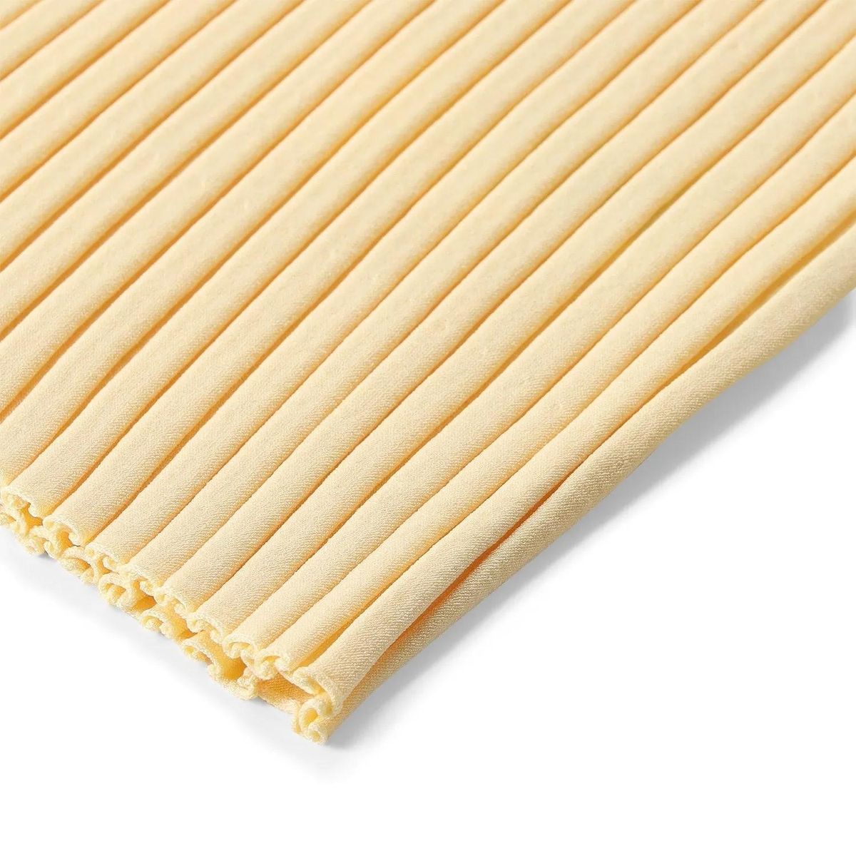 Plissiertes ärmelloses Top mit hohem Kragen