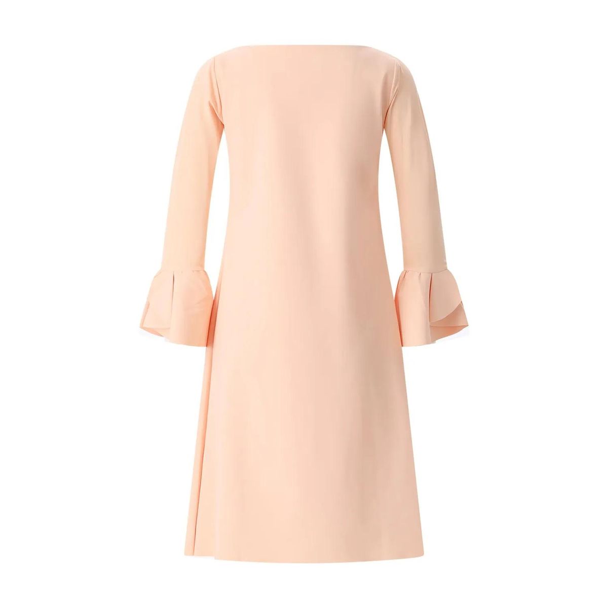 Elegantes A-Linien-Midikleid mit Rüschenärmeln