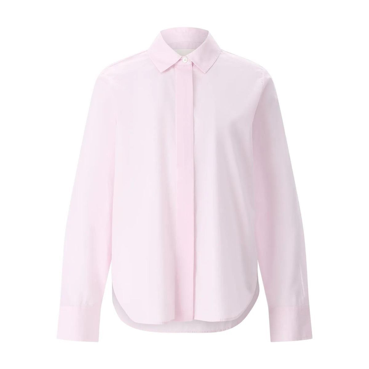 Klassisches Baumwollhemd mit Knopfleiste