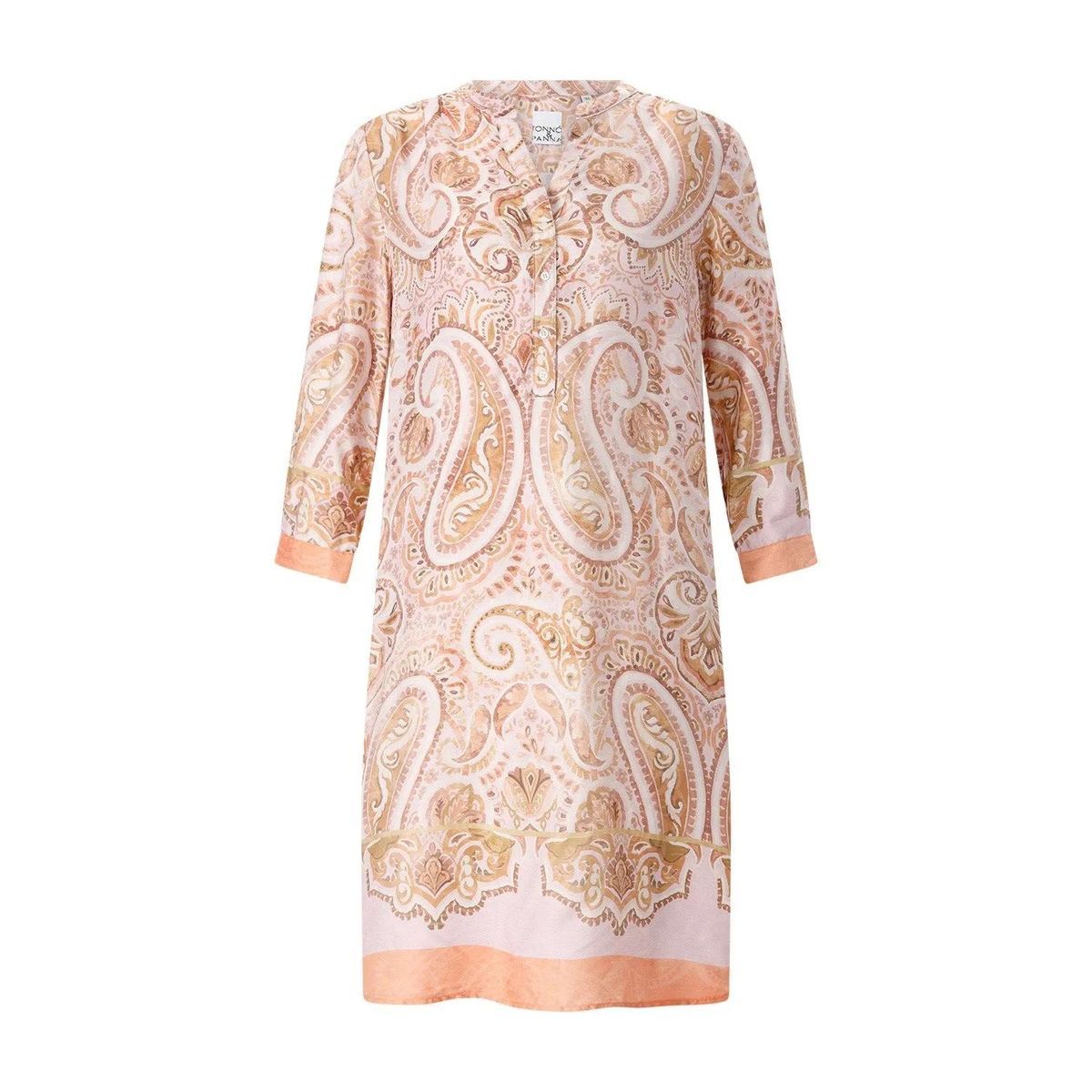 Mini-Kleid aus Satin mit Paisley-Muster