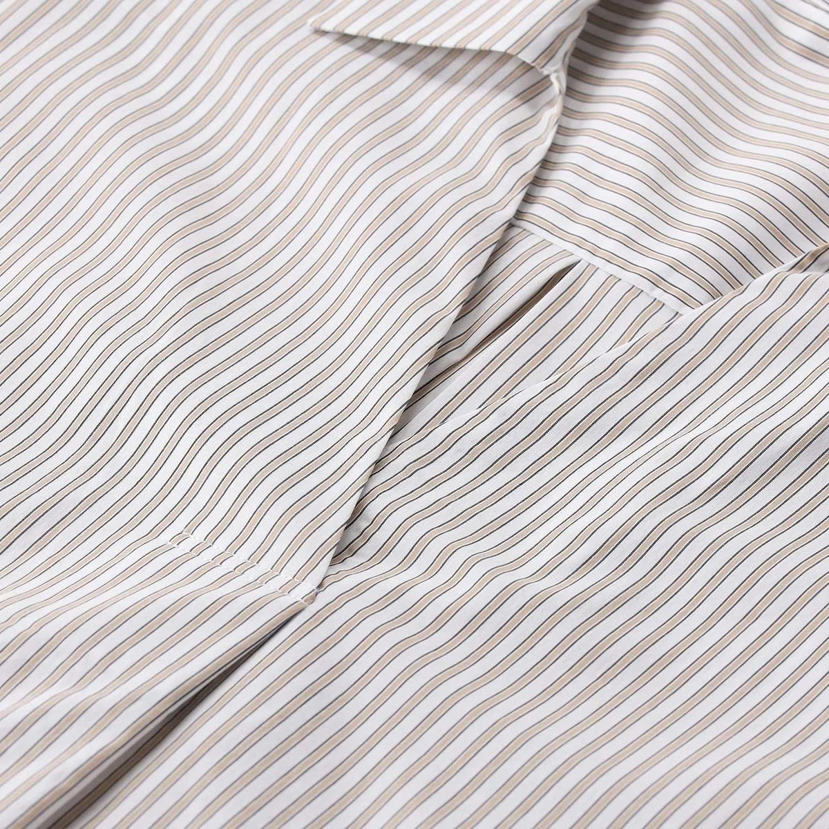 Gestreifte Kurzarmbluse