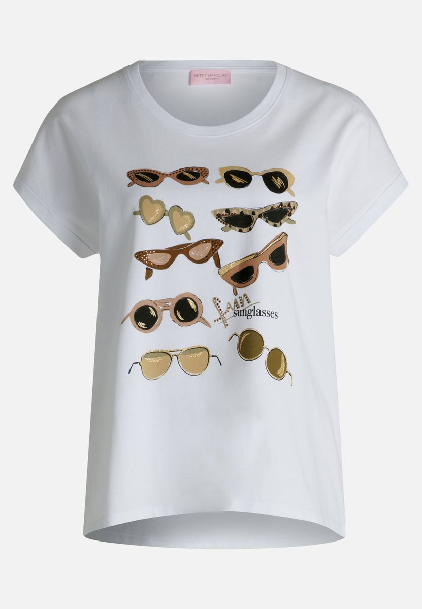 Lässiges T-Shirt mit Grafikdruck