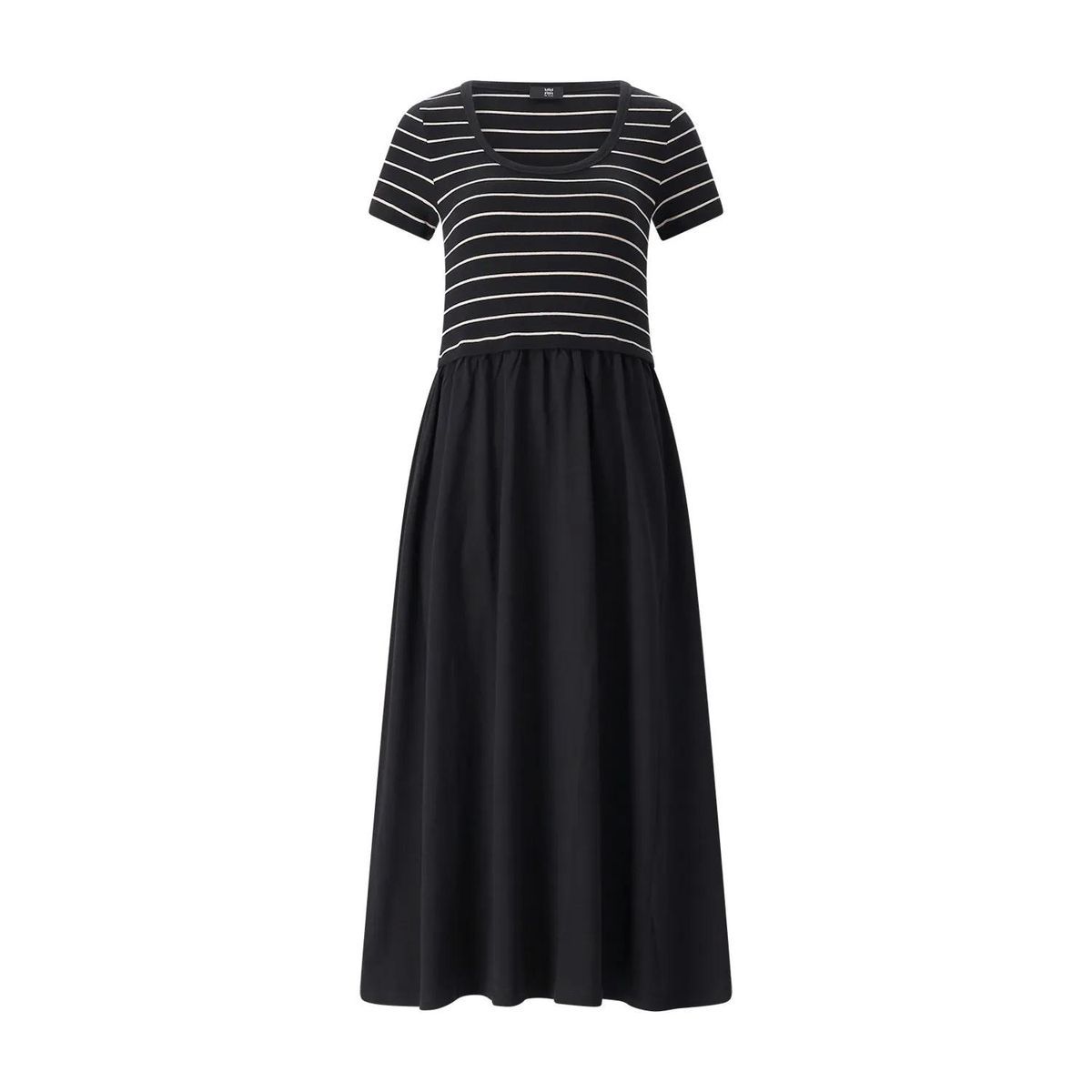Gestreiftes Midi-Kleid