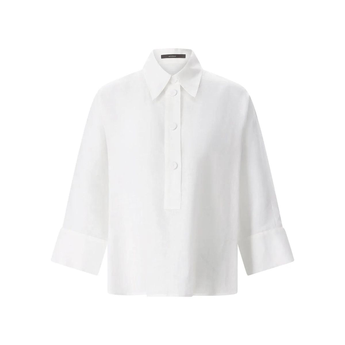 Leinenhemd mit Manschetten