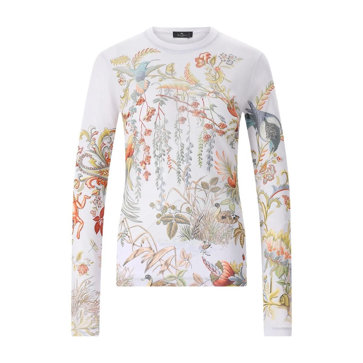 Langarmshirt mit floralem Muster