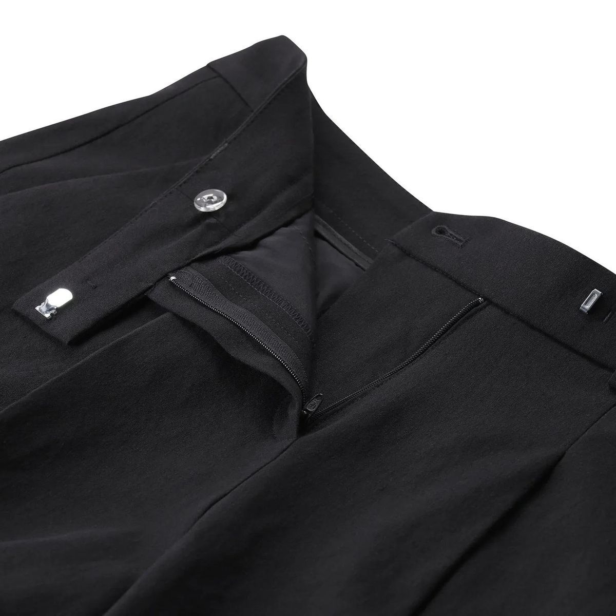 Plissee Shorts mit hohem Bund