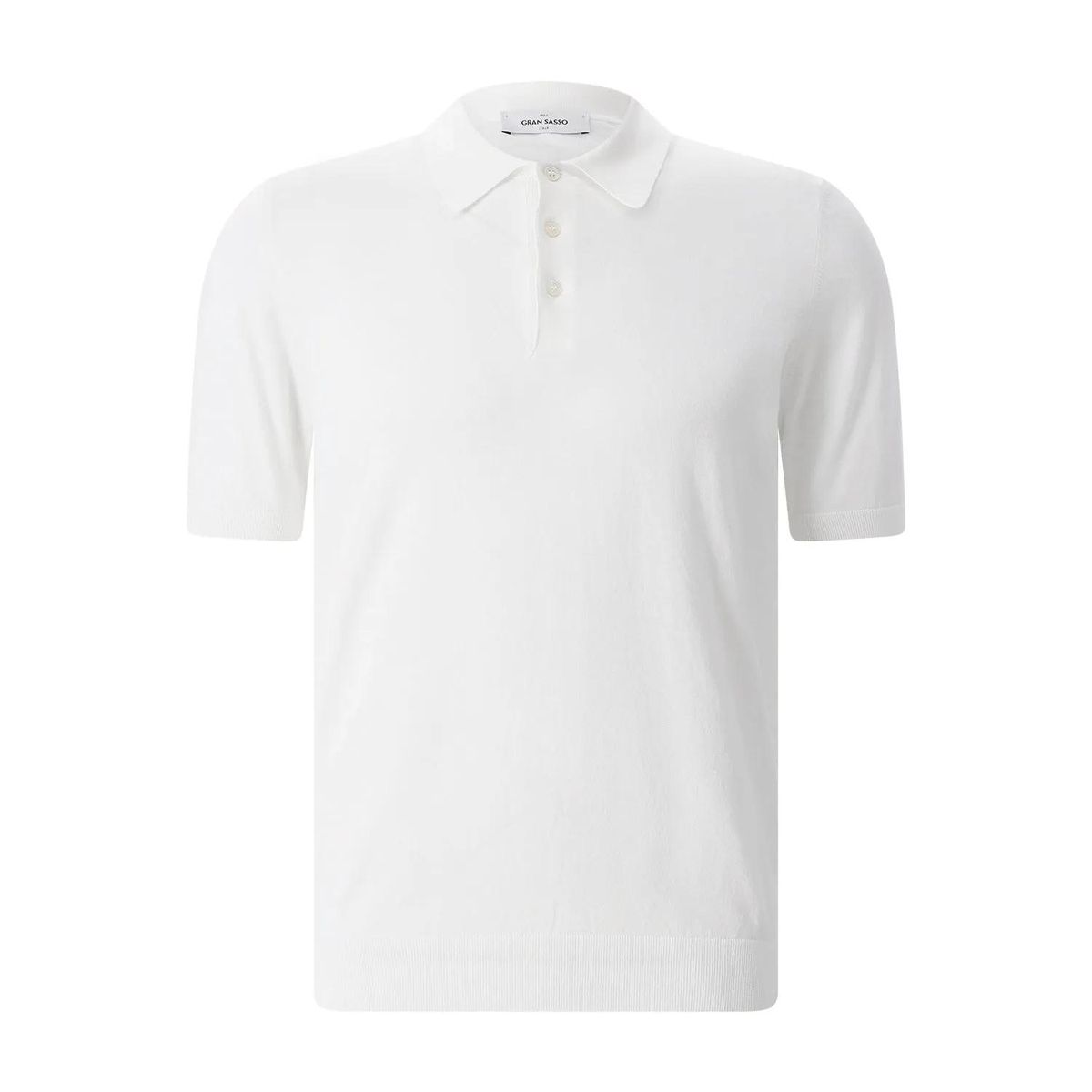 Klassisches Strick-Polohemd aus Baumwolle