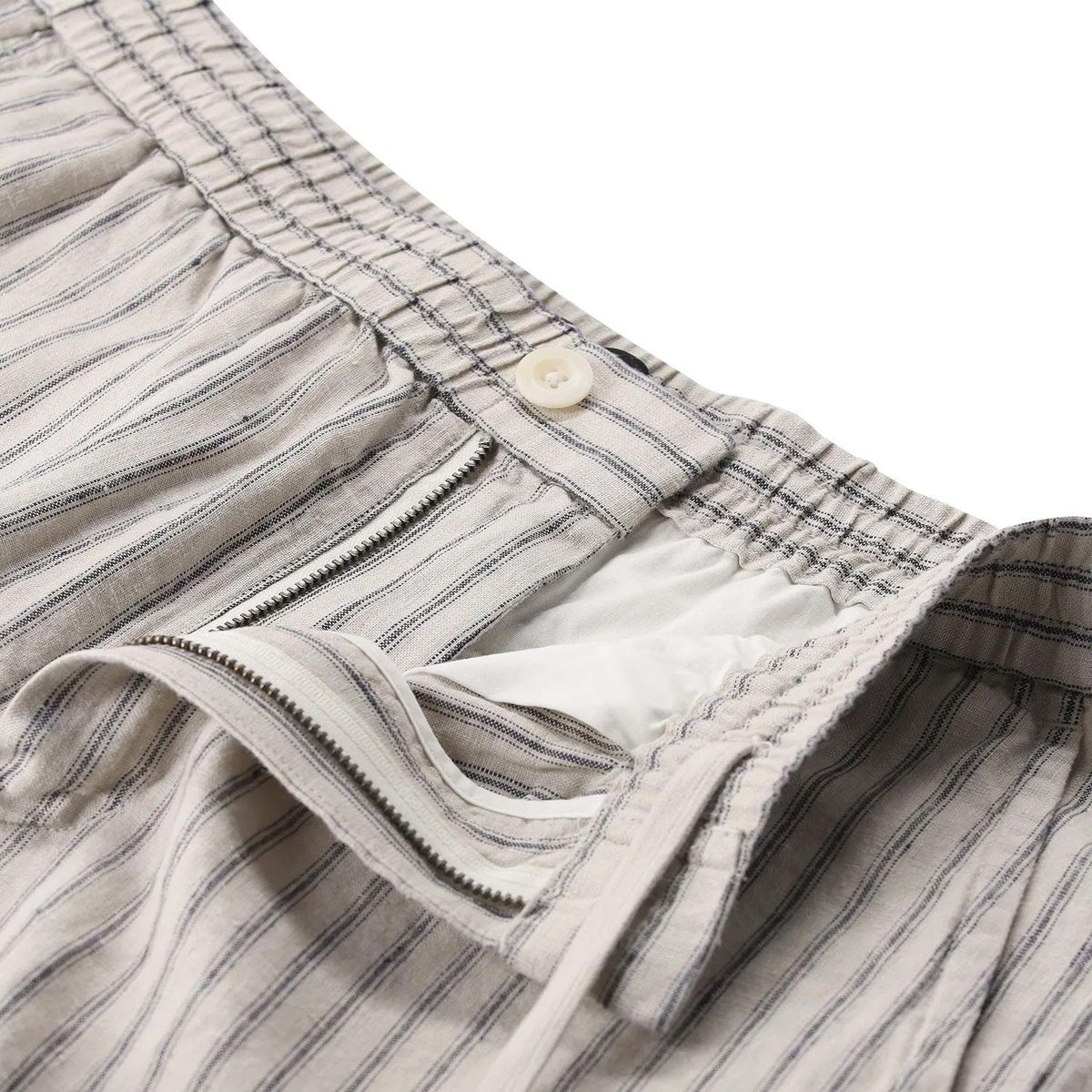 Gestreifte lässige Hanfshorts