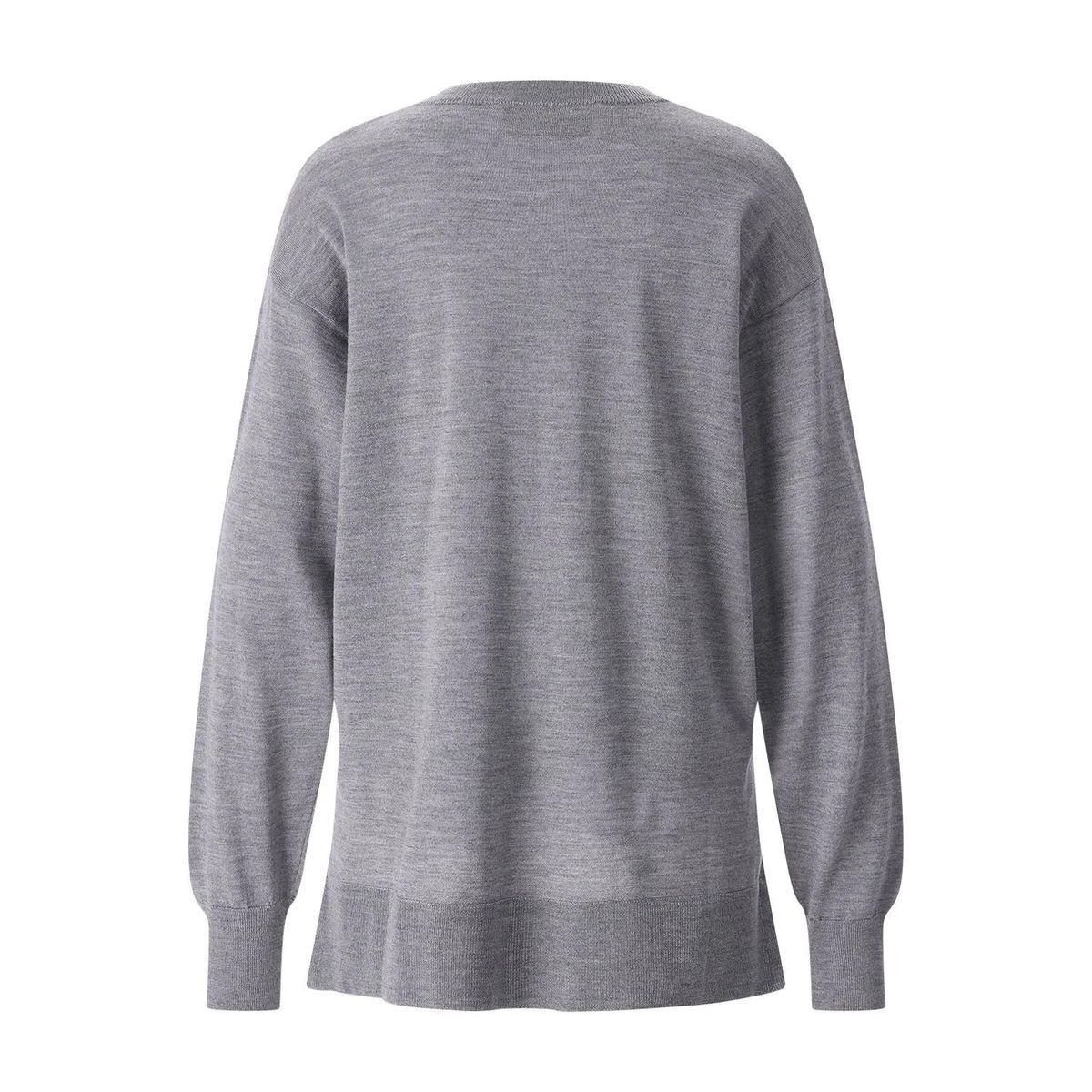 Pullover aus Woll-Seide-Gemisch mit Relaxed Fit