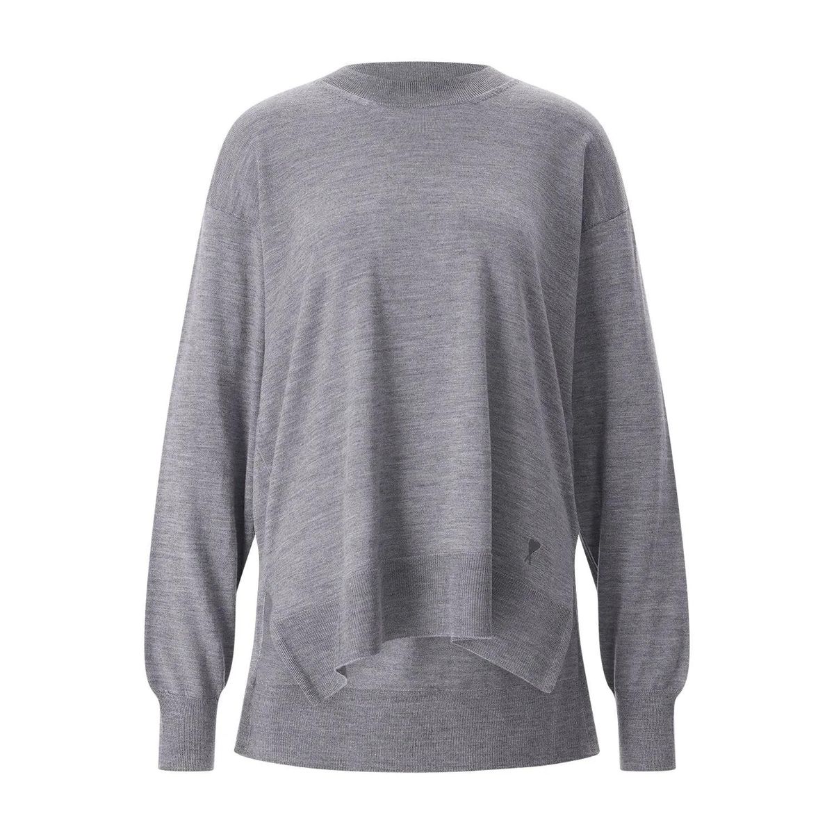 Pullover aus Woll-Seide-Gemisch mit Relaxed Fit