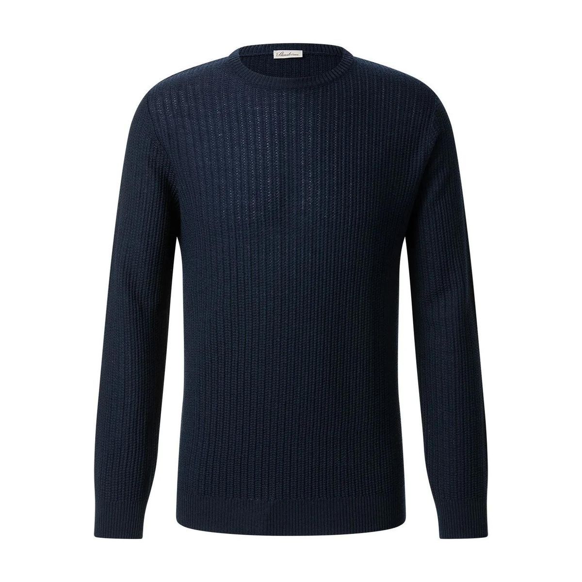 Strickpullover Rundhals aus Merinowolle