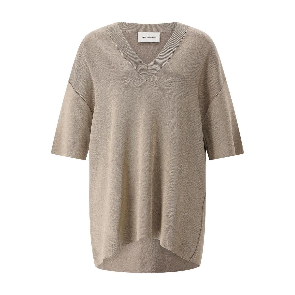 Elegantes Strickoberteil mit V-Ausschnitt
