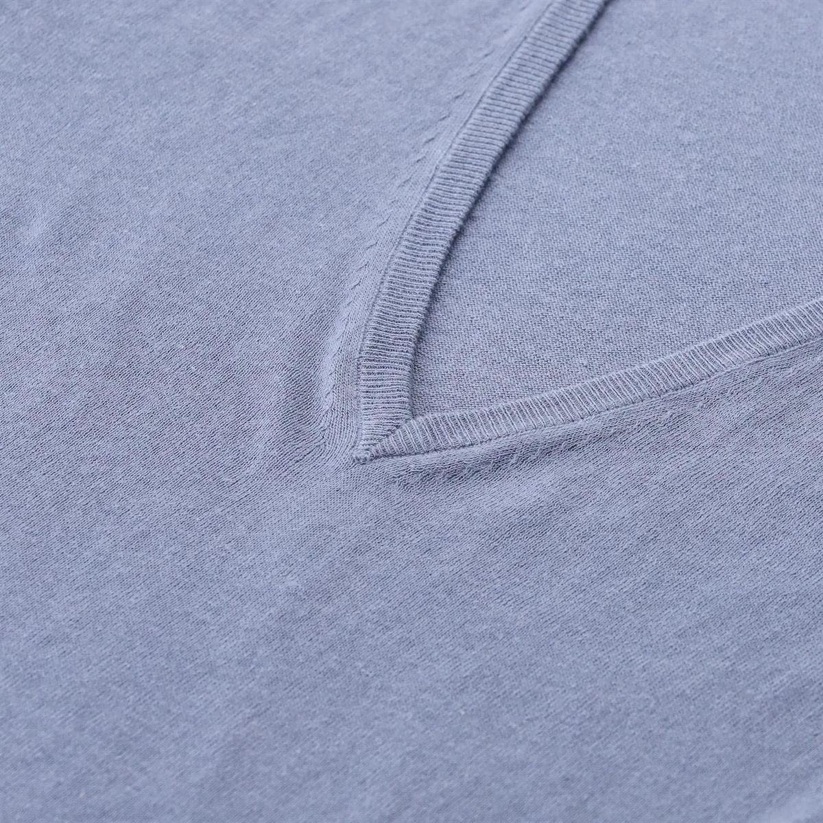 Stricktop aus Leinen-Baumwoll-Mischung