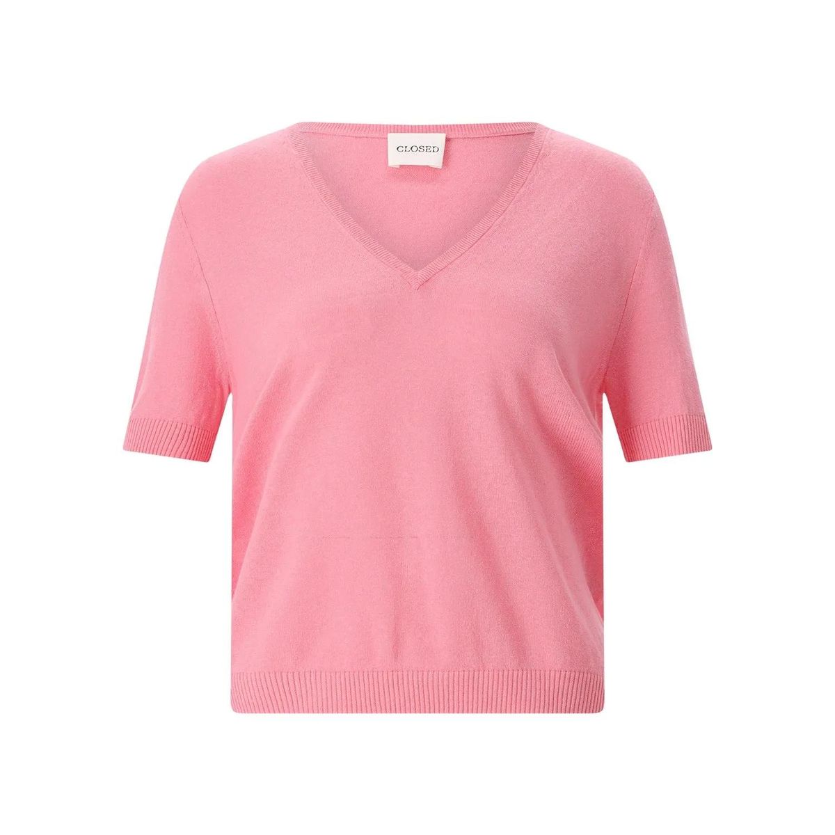 Stricktop aus Leinen-Baumwoll-Mischung