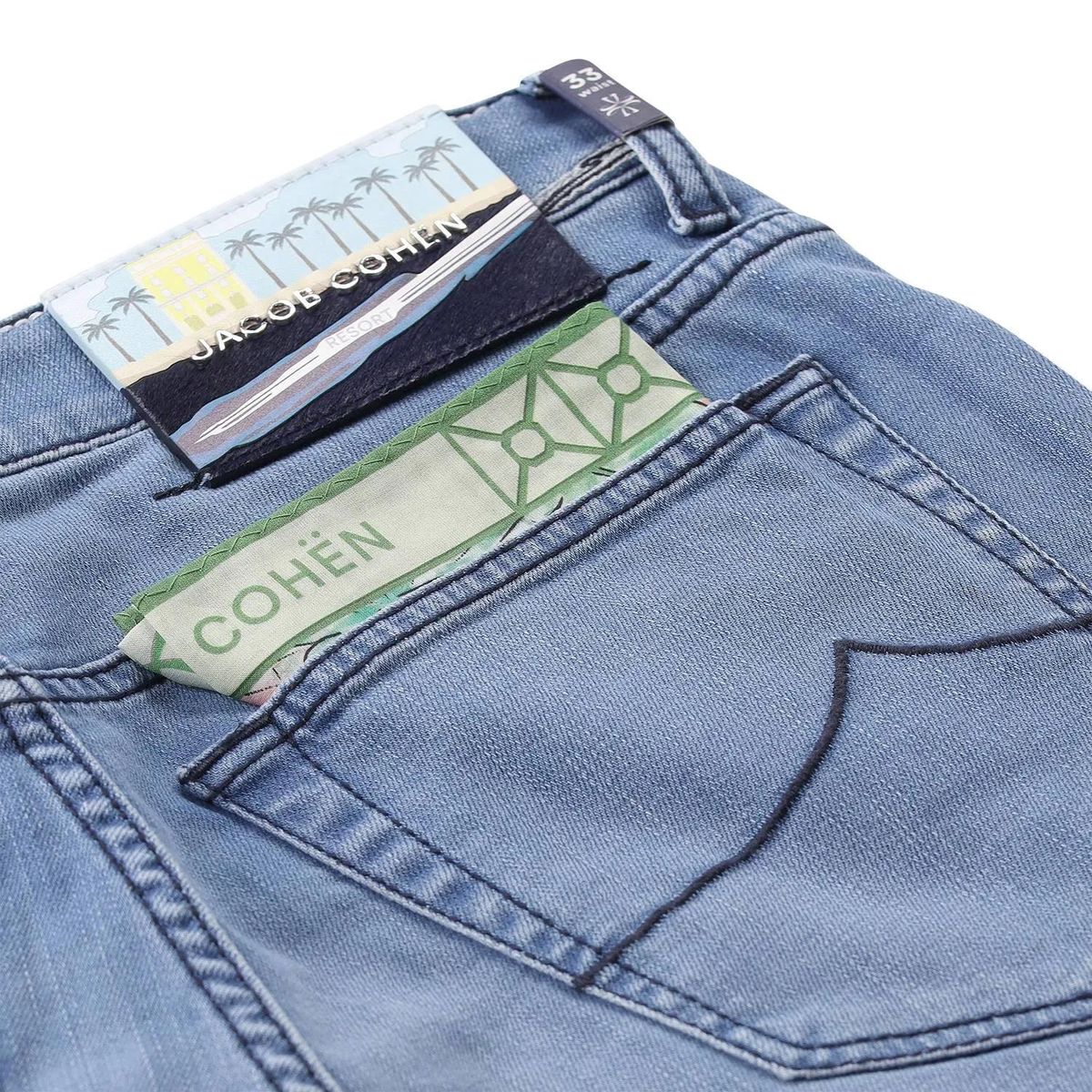 Hellblaue Slim Fit Jeans