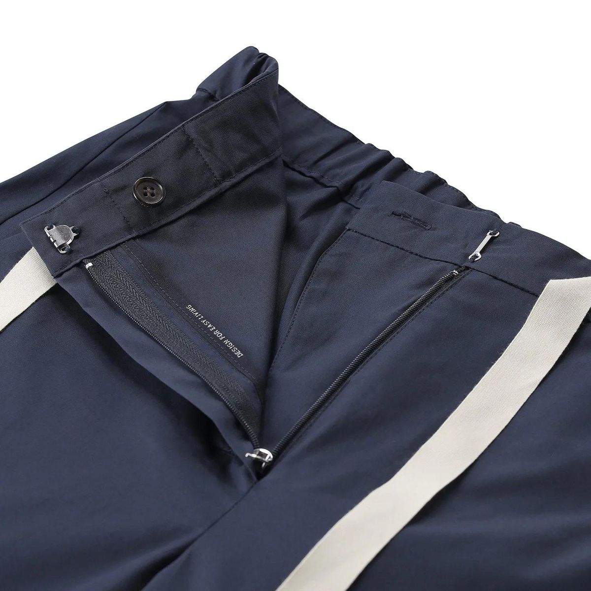 Weite Cropped Hose mit Kordelzug