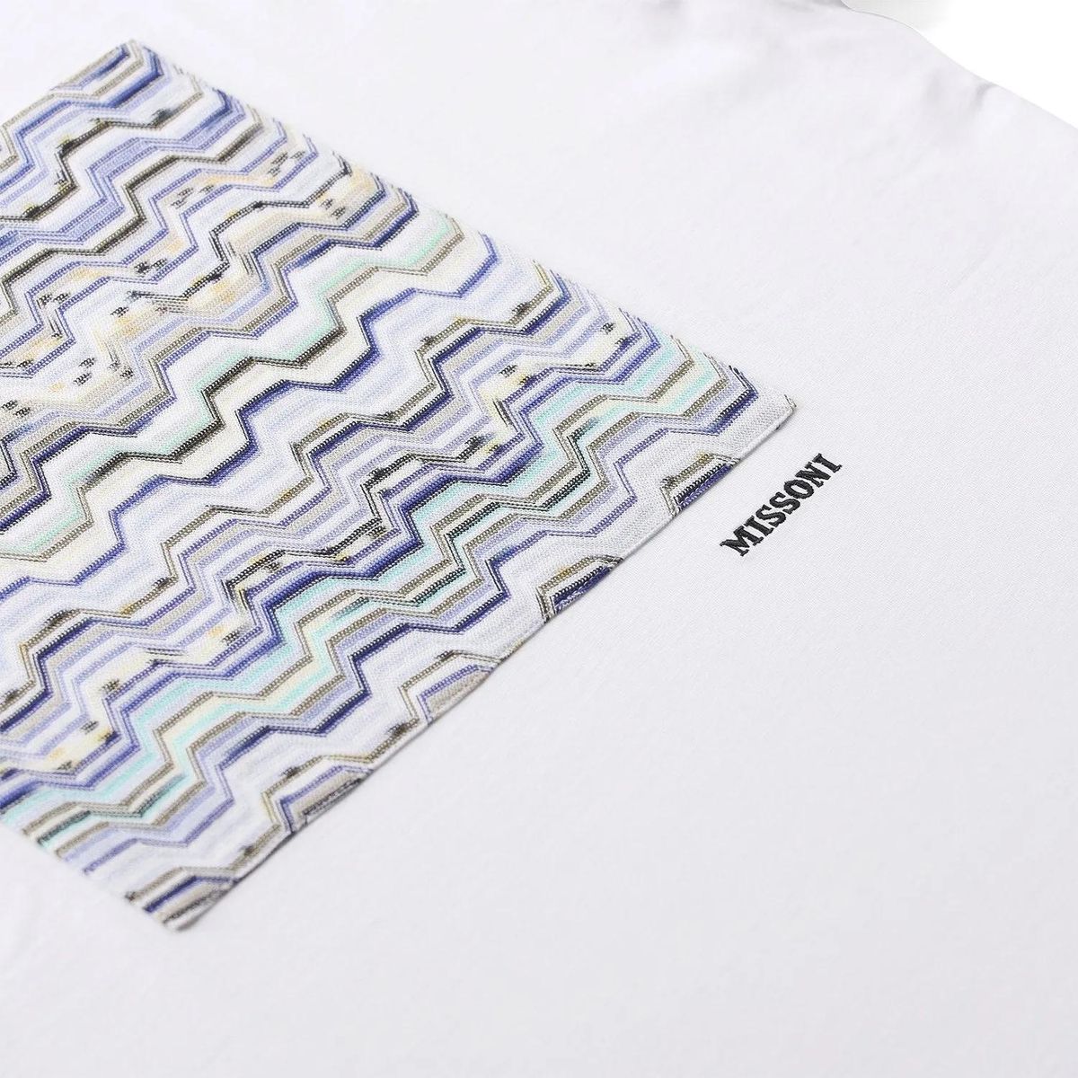 Baumwoll-T-Shirt mit Grafikdruck und Strickdetail