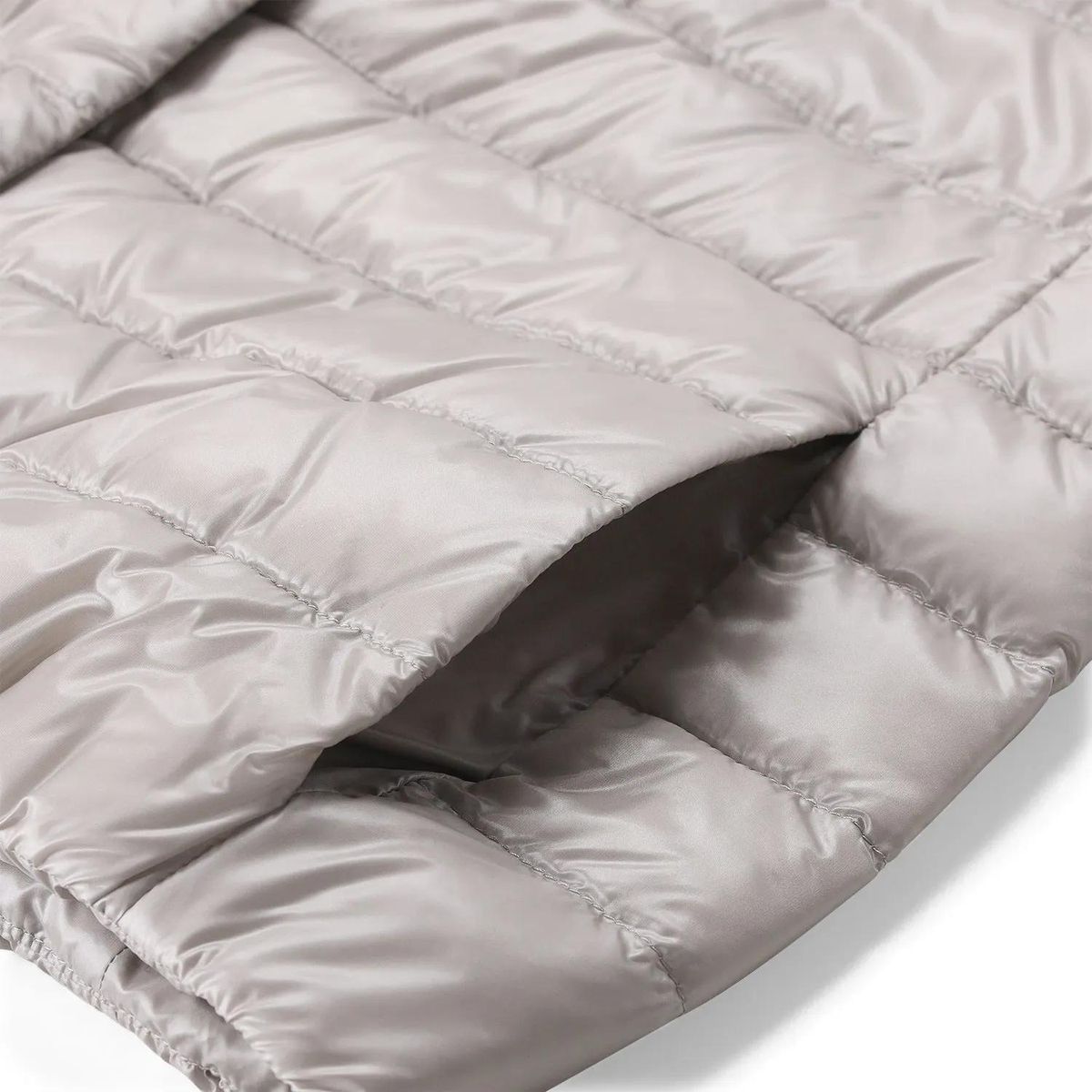 Ärmellose Steppjacke mit Stehkragen