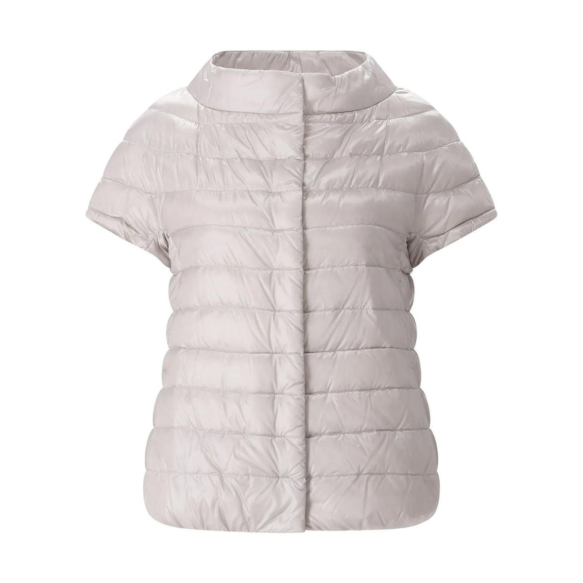 Ärmellose Steppjacke mit Stehkragen