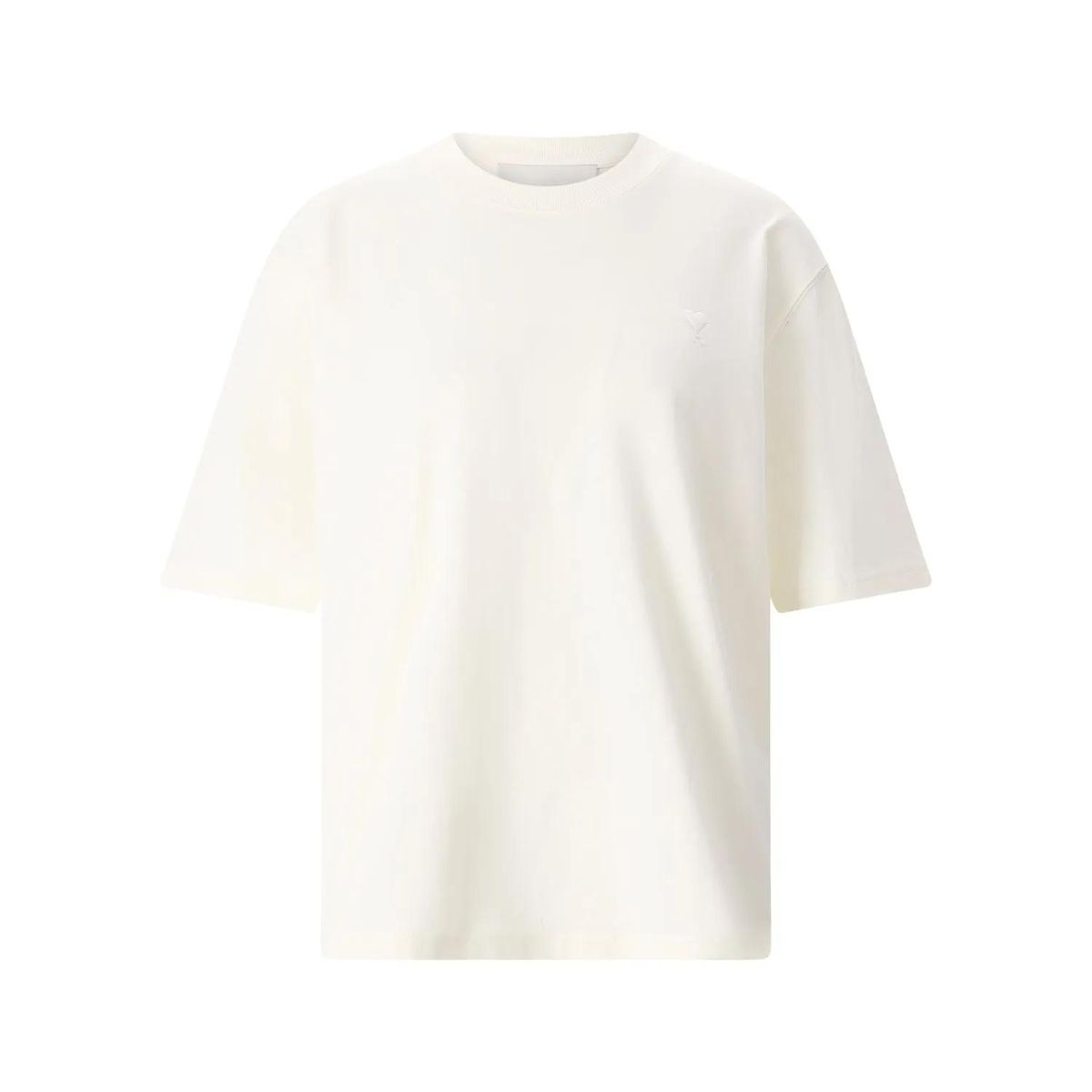 T-Shirt in kastiger Passform mit Logo