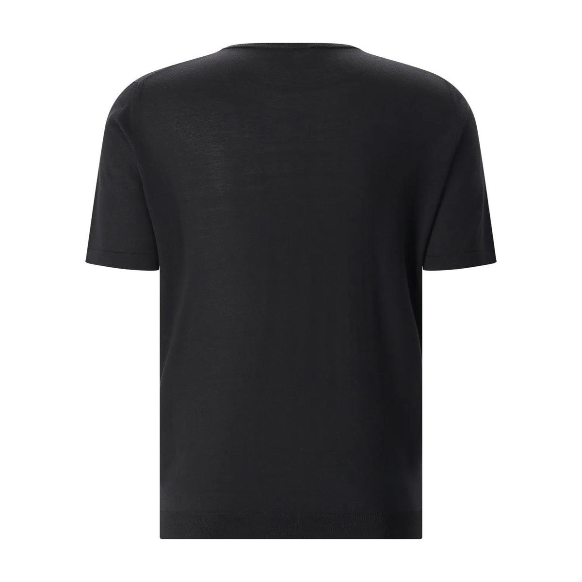 Kurzärmeliges Strickoberteil aus Seide