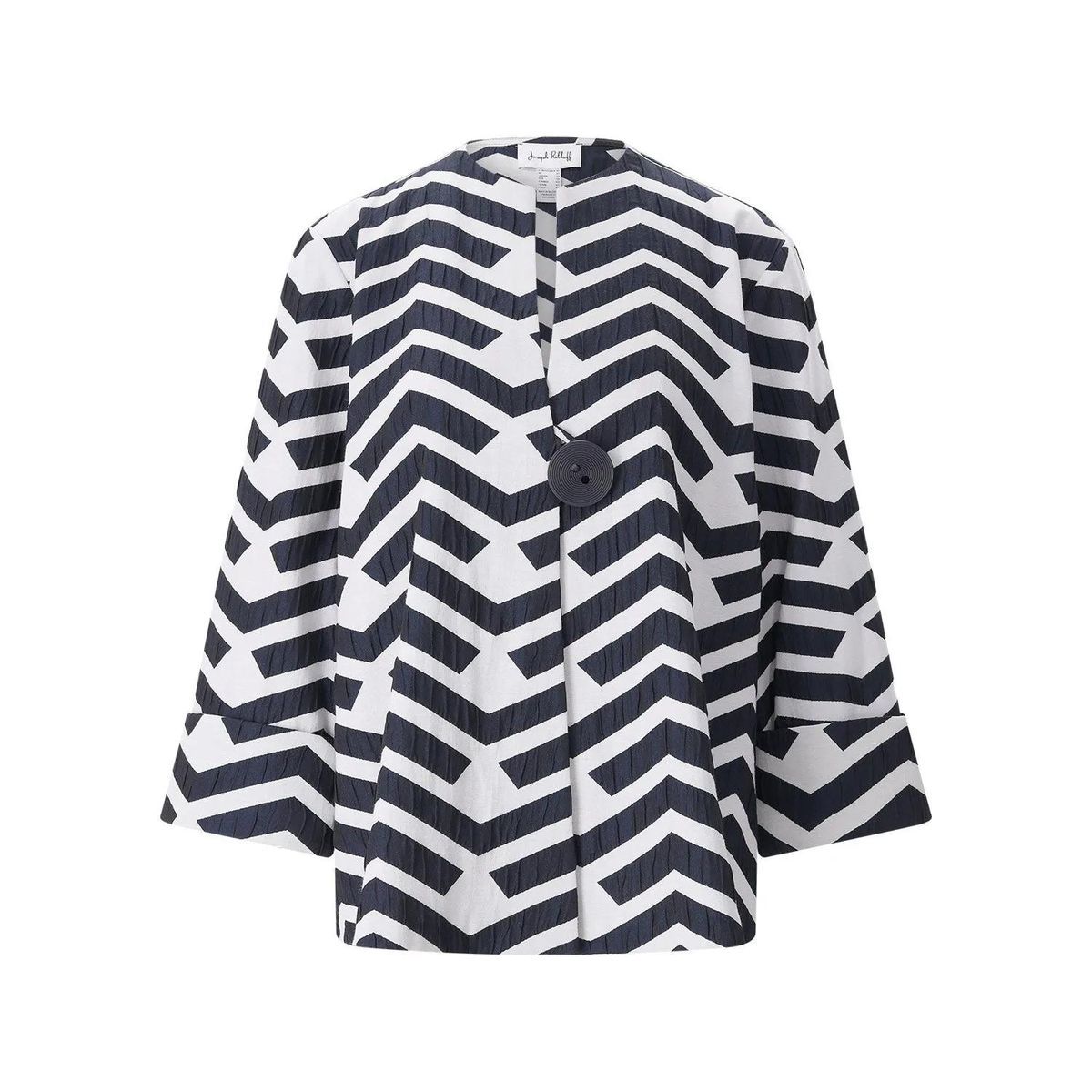 Jacquard Jacke mit Geometrischem Muster