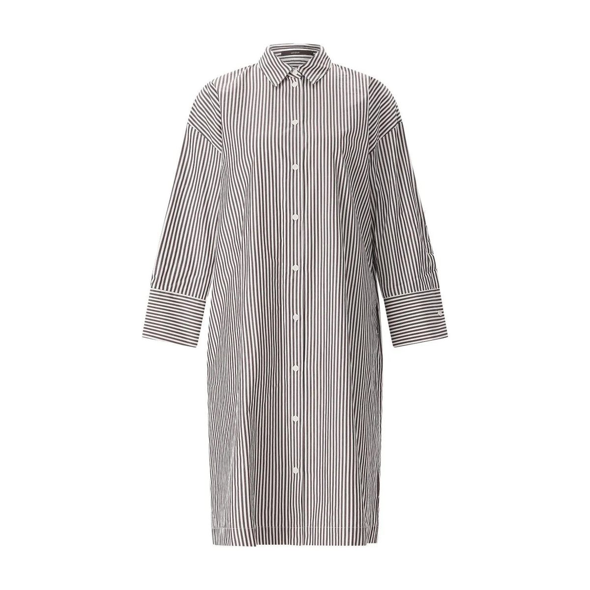 Gestreiftes Hemdblusenkleid