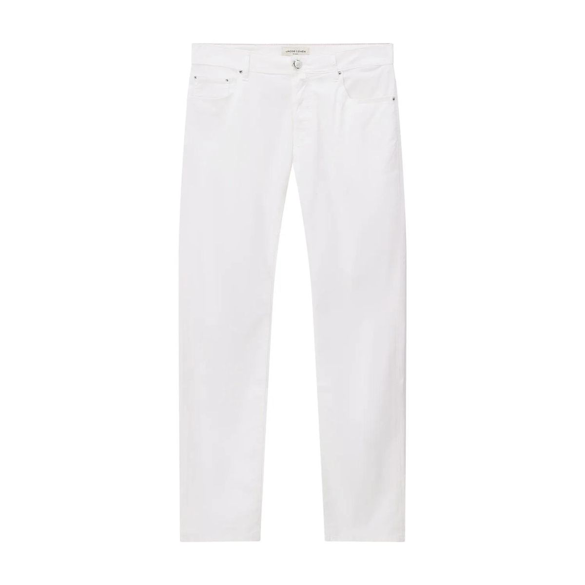 Schlanke Baumwollmischhose