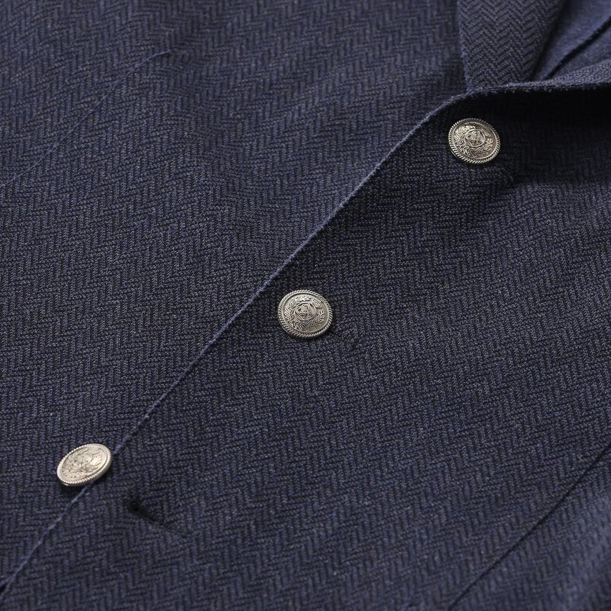 Ungefütterter Blazer aus Baumwollmischung