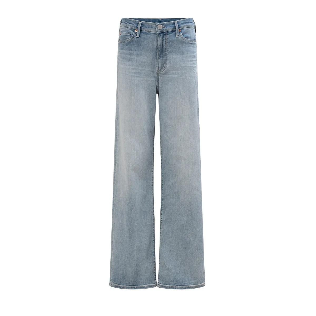 Weit geschnittene Jeans in heller Waschung
