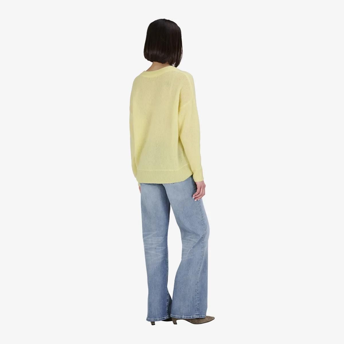 Weit geschnittene Jeans in heller Waschung