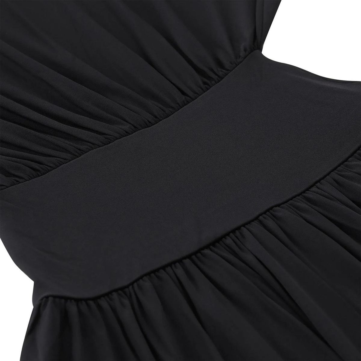 Elegantes Langarm-Midikleid