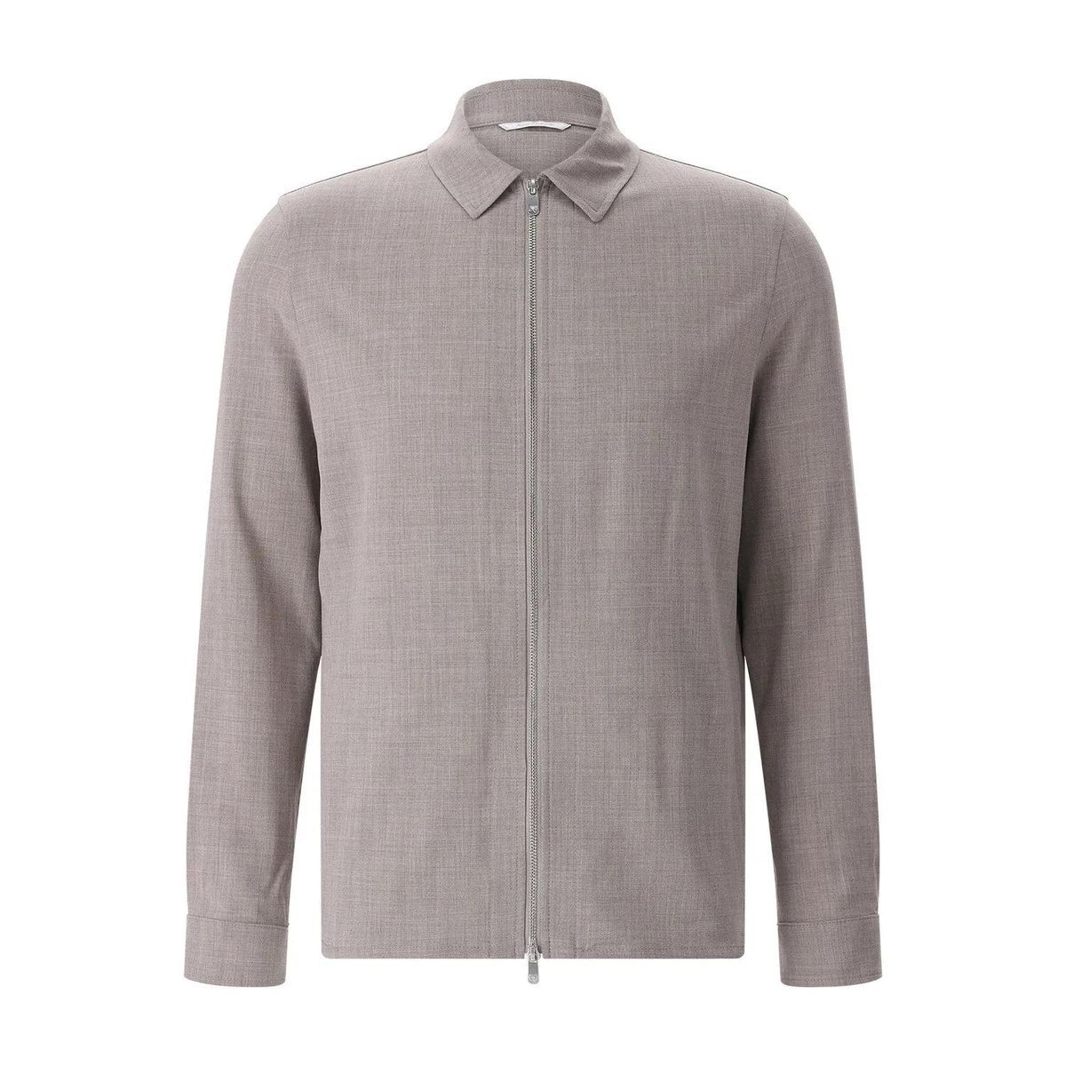 Leinenjacke Avi mit Reißverschluss