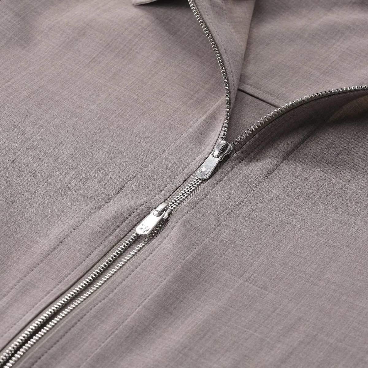 Leinenjacke Avi mit Reißverschluss