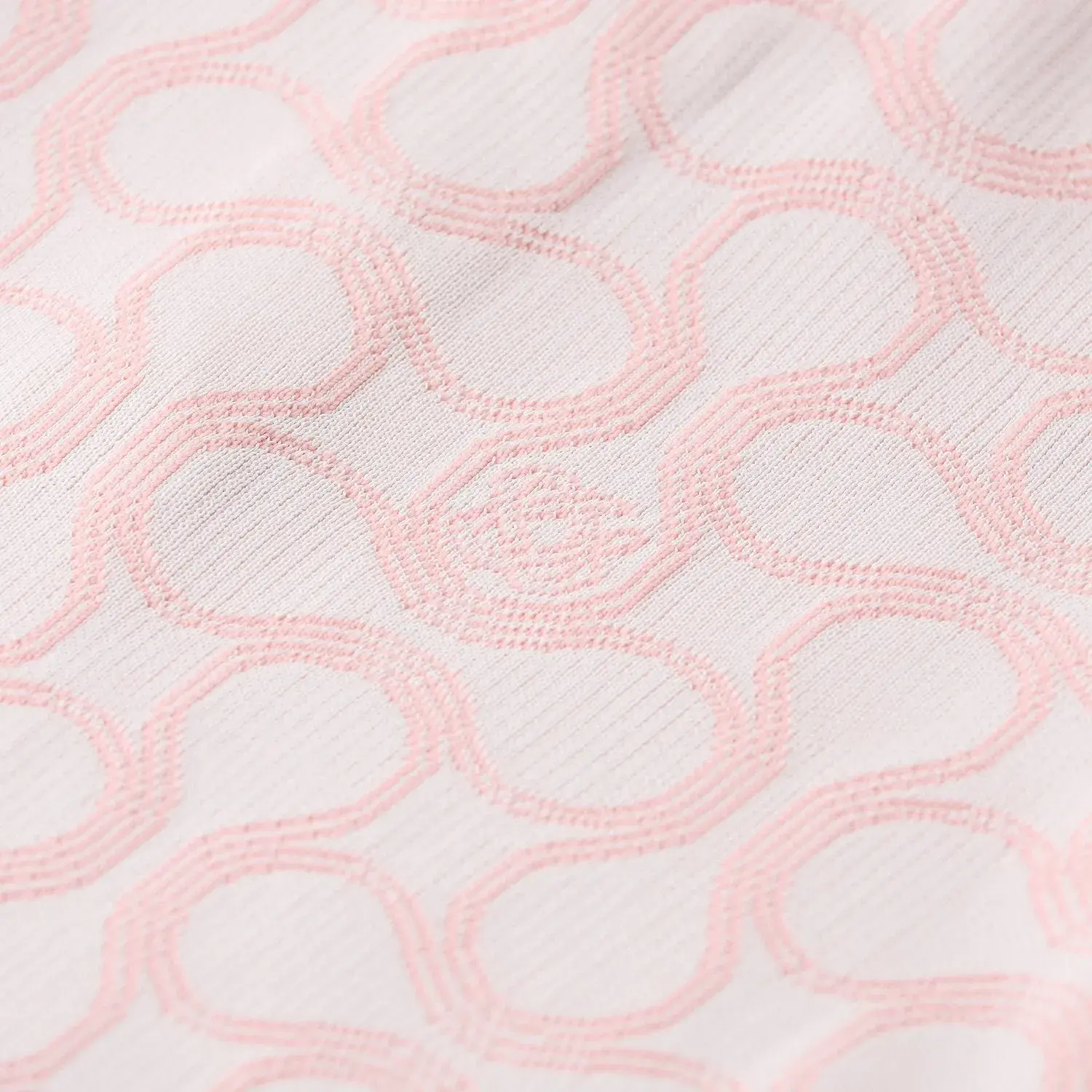 Gemustertes Strick-Poloshirt mit Perlmuttknöpfen