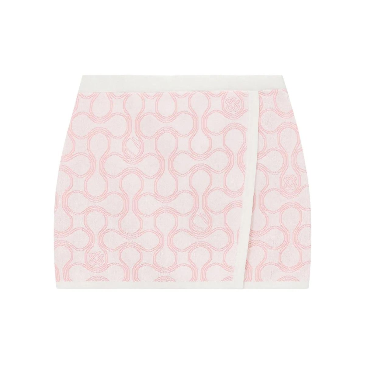 Gemusterter Mini-Wickelrock