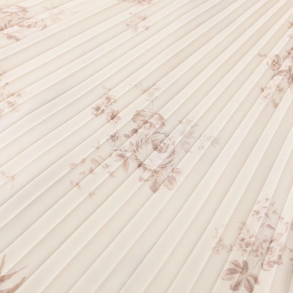 Elegantes Maxikleid mit Blumenprint und Falten