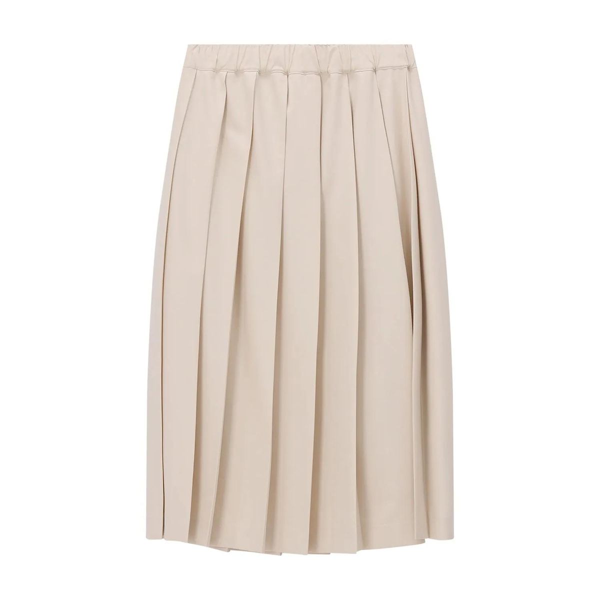 Eleganter Plissee-Midi-Rock