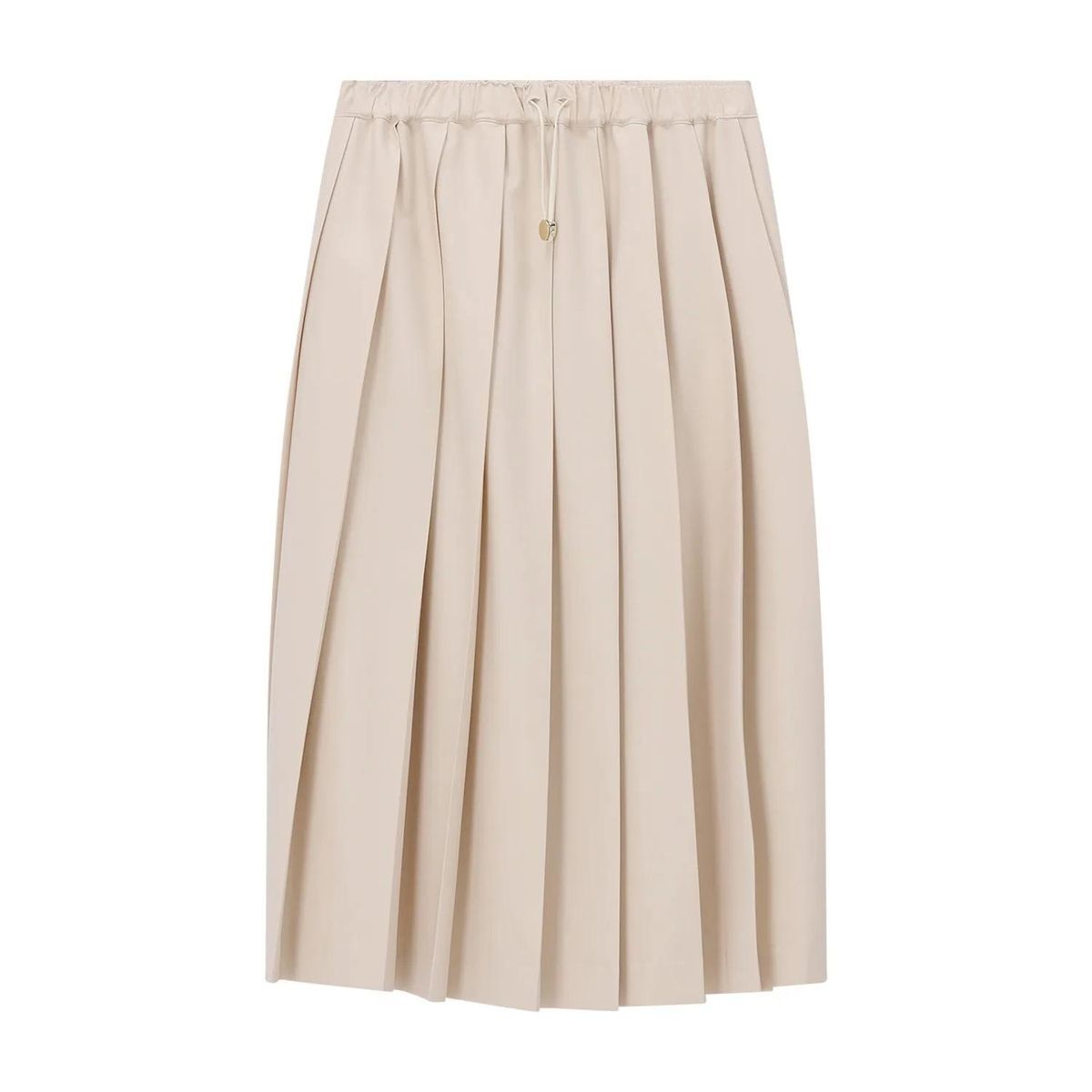 Eleganter Plissee-Midi-Rock