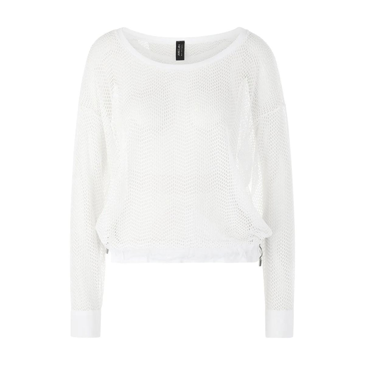 Strickpullover mit Tunnelzug zum Layern