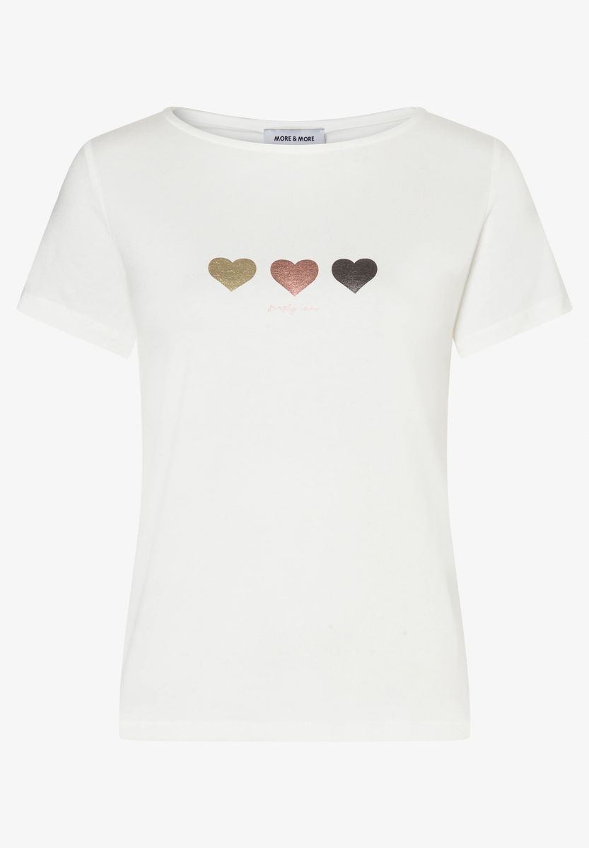 T-Shirt mit Herz-Trio