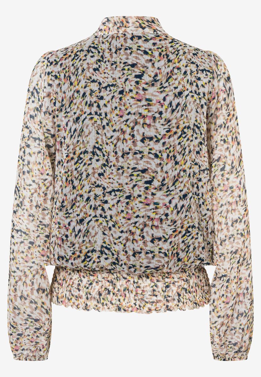 Chiffonbluse mit Schluppe