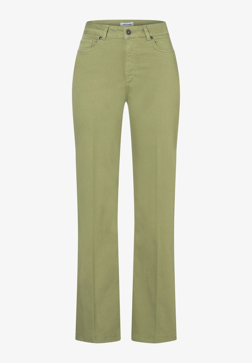 Farbige Straight Leg Jeans