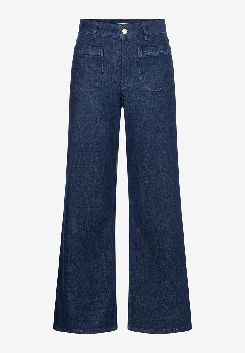 Weite Dark Denim Jeans